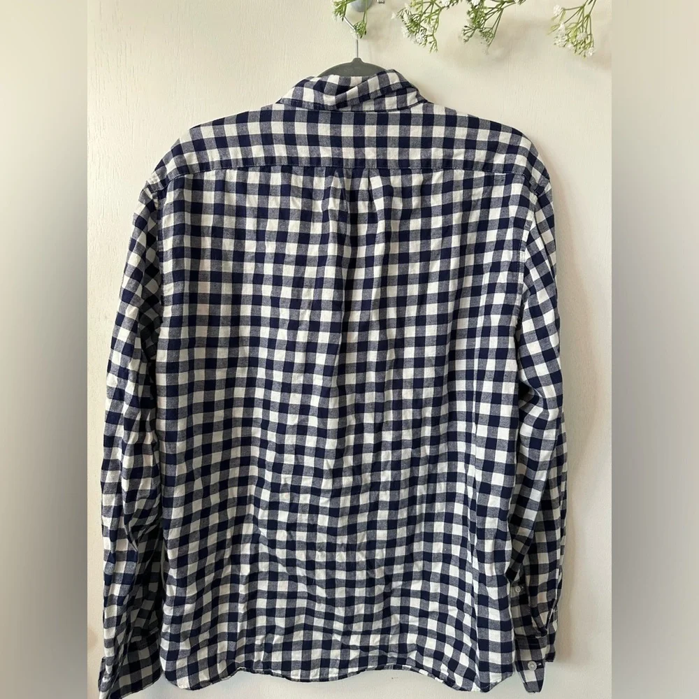 J. Crew | Blue/White Plaid Button Down
